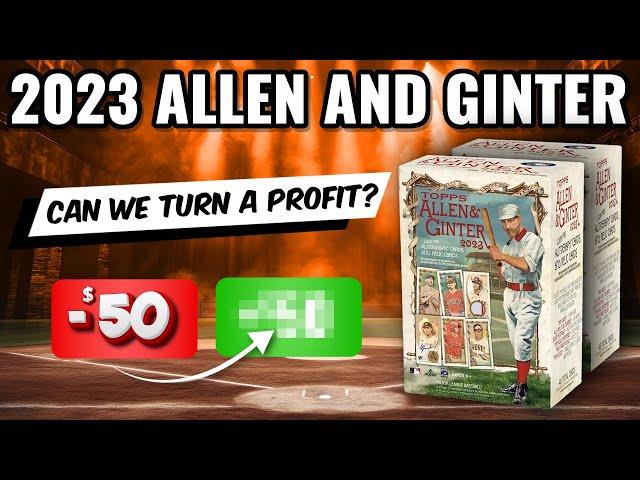 PROFIT CHALLENGE SOLID MINIS!! 2023 TOPPS ALLEN AND GINTER 2 BLASTER RIP