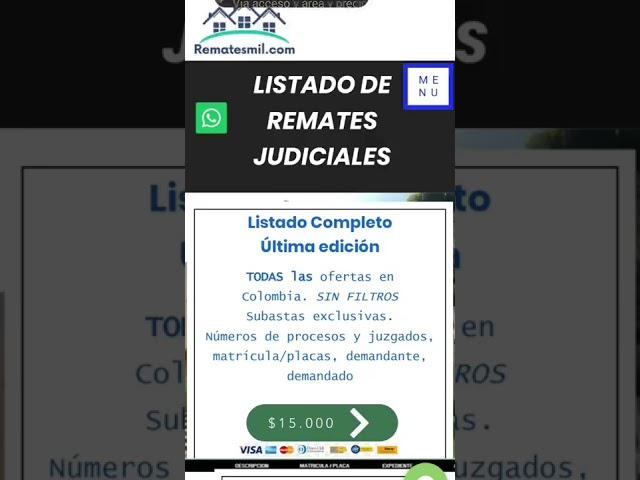 remate judicial #rematesmil #inversiones #emprendedor #dinero #dinero #remates #ganardinero