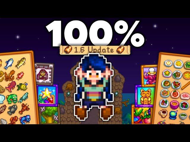 I 100% Stardew Valley 1.6.. The Movie