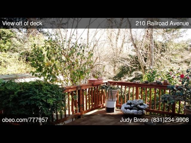 210 Railroad Avenue Ben Lomond CA 95005 - Judy Brose - Century 21  M  M  Associates