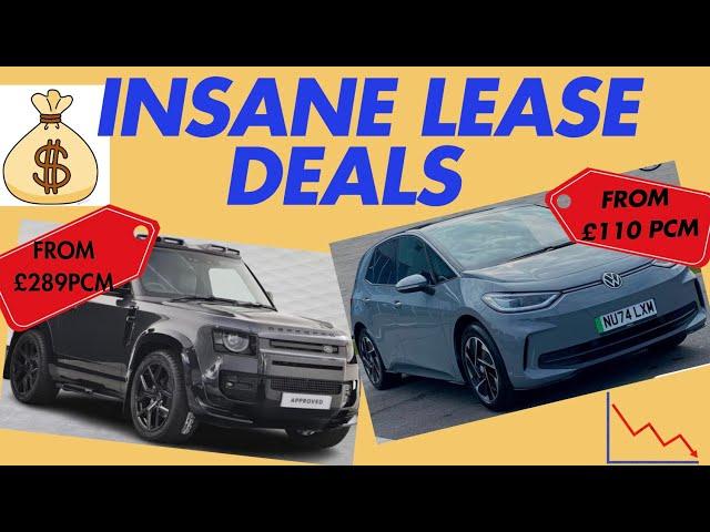 INSANE LEASE CAR DEALS 2024  | £290pcm for a £90 Defender  | Electric ID3 from £130pcm 