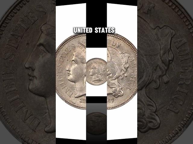 Did you Know there was a Three cent nickel...#shorts #coins #coincollecting