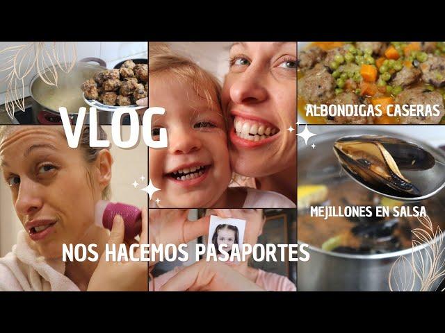 ESTA SIENDO MUY EXTRAÑO| ALBONDIGAS CASERAS Y MEJILLONES EN SALSA | NOS HACEMOS PASAPORTES ️