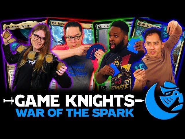 War of the Spark w/ Emma Handy & Cedric Phillips | Game Knights 26 | Magic the Gathering Brawl