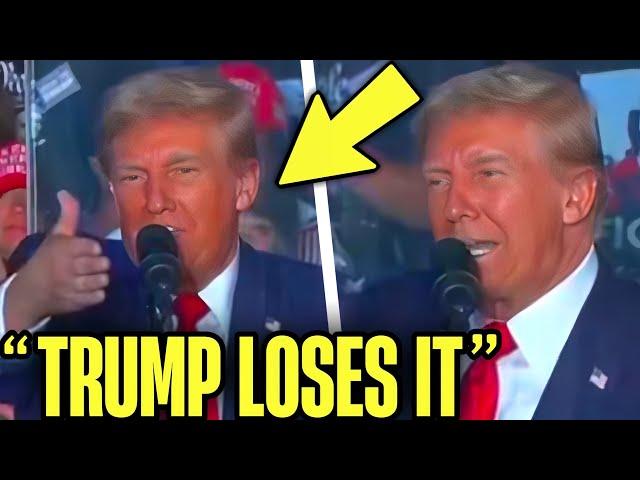 Trump ABRUPTLY STOPS Speech After HUMILIATING MOMENT!