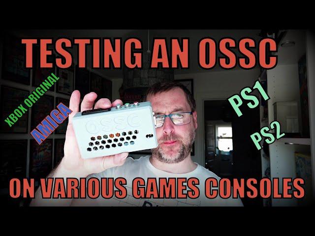 Trying An OSSC Open Scan Convertor On Various Games Consoles & Commodore Amiga Ps1 Ps2 Xbox Original