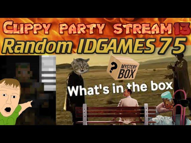 Clippy Party Stream 13: Random IDGAMES 75 - LIVE! Random maps, guests and more? Merry Clipmas! hi