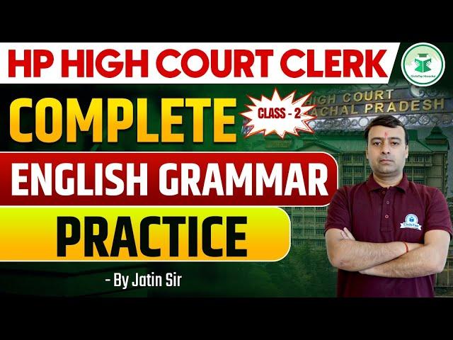 HP High Court Clerk | English Grammar | Class-2 | Practice Questions | CivilsTap Himachal