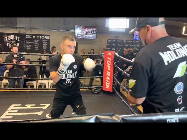 MEDIA WORKOUT | ANDREW MOLONEY VS NORBELTO JIMENEZ