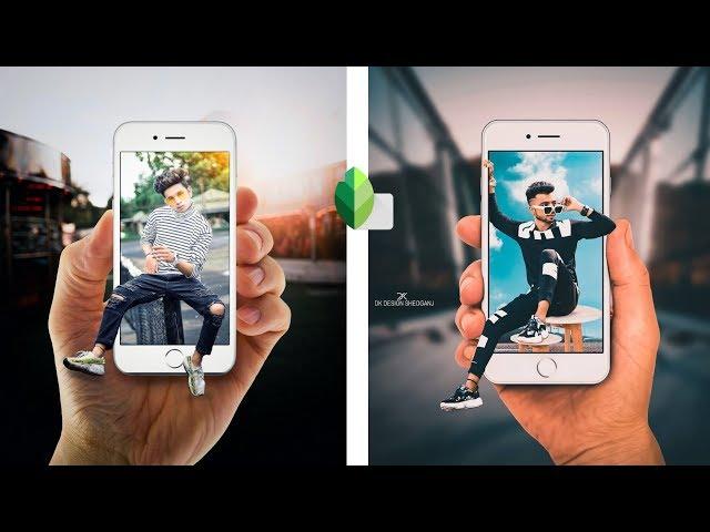 Snapseed 3D Instagram Viral Photo Editing Tutorial 2020 || Creative Liton