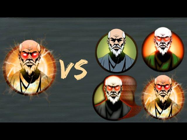 Shadow fight 2 legendary sensei vs all sensei by GOD OF SF2,