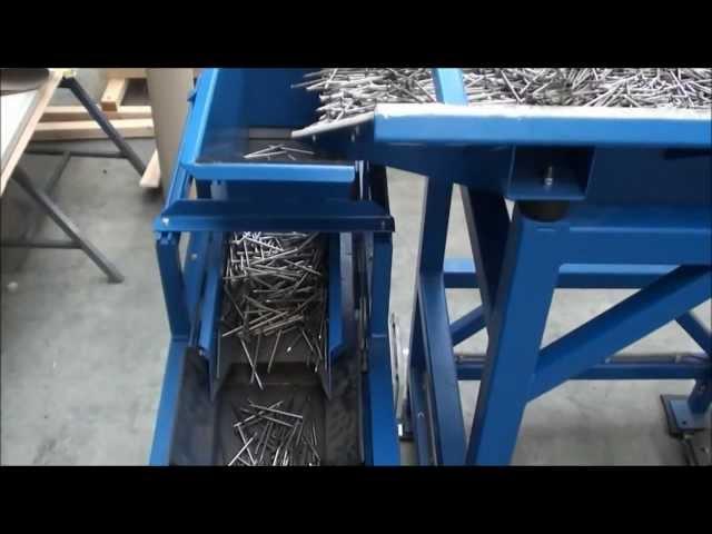 Weighpack Packaging Solutions - 120 mm nails packing line.