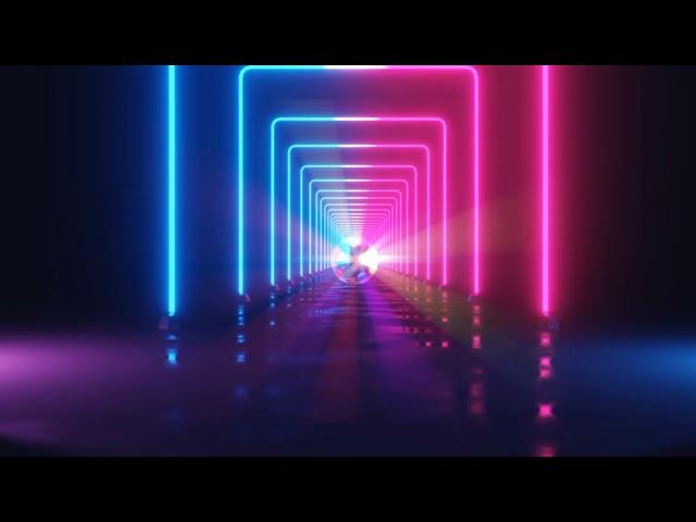 3D Motion Graphic Free Video Background | Neon Light 3D Effect