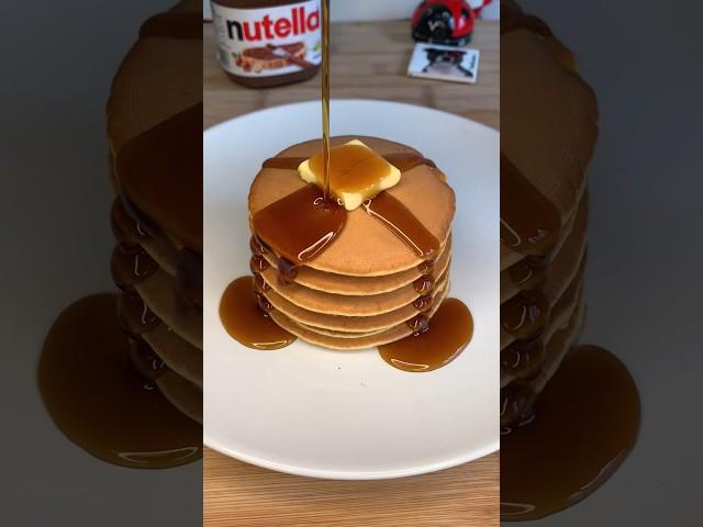 ‍Recette : Pancakes PARFAITS #food #recipe #asmr #mukbang #chocolate #crepes #nutella #eat