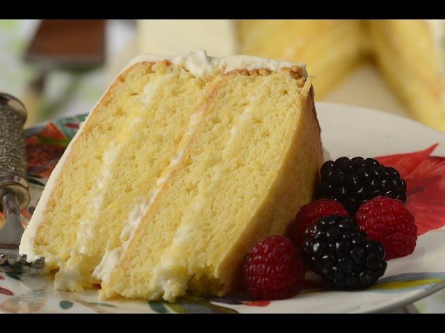 Simple Vanilla Cake Recipe Demonstration - Joyofbaking.com