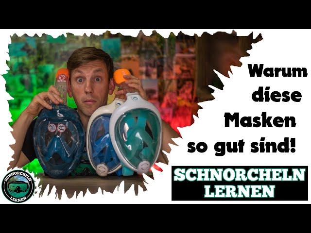 Darum sind Vollgesichtsmasken so gut - Schnorcheln lernen - Schnorcheltipps