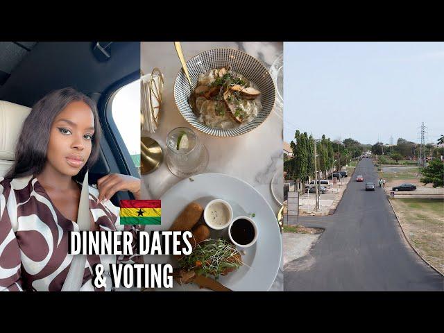 LIVING IN GHANA | VOTING, DINNER DATES & SHOPPING IN ACCRA, GHANA