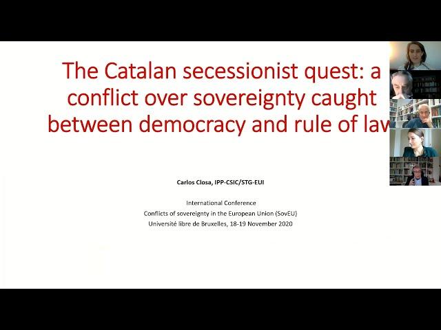 SovEU 2020: 'Breaking the rule of law to conquest sovereignty' - Carlos Closa