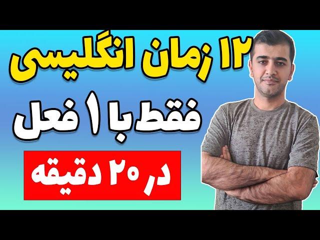 آموزش همه زمان های زبان انگلیسی در 20 دقیقه