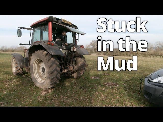 93. My campervan got bogged down in a field