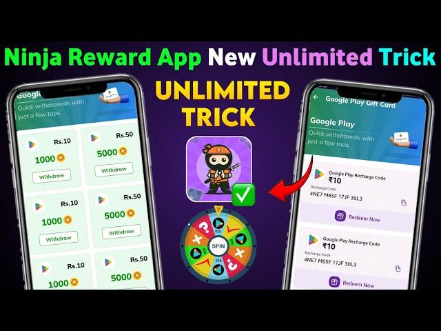 Ninja Reward App | Free Redeem Code | Free Redeem Code App | Free Google Play Redeem Code App 2025