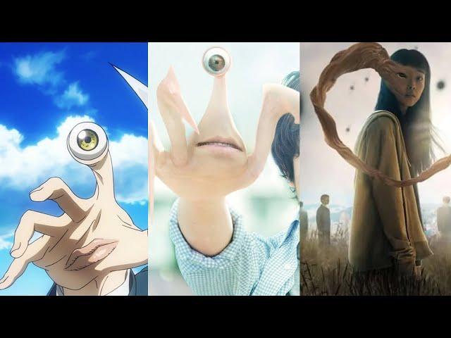 Parasyte - Anime vs Movie vs Netflix Comparison