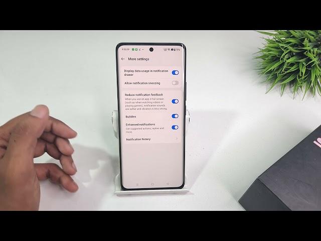 Turn off notification history in realme gt 6t | realme gt  6 notification snoozing kaise band kare