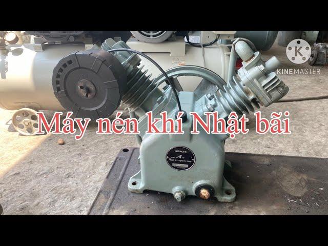 0909038178 Phong nén khí | Máy nén khí nhật Hitachi bãi giá rẻ | Hàng nội địa Nhật