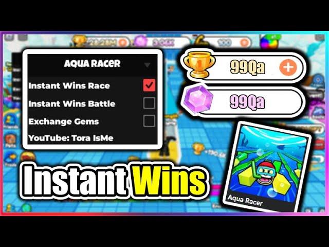 [UPDATE] Aqua Racer Script - Instant Wins | Fast Farm