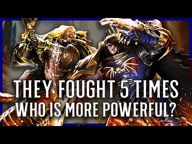 The Many Fights Between The Lion and Konrad Curze EXPLAINED | Warhammer 40k Lore