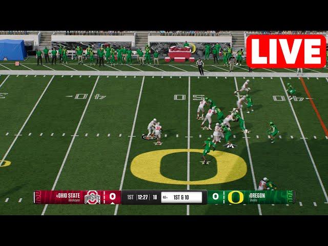 NCAAF LIVE Ohio State Buckeyes vs Oregon Ducks | CFP Quarterfinal Full Game 2025 College Football25