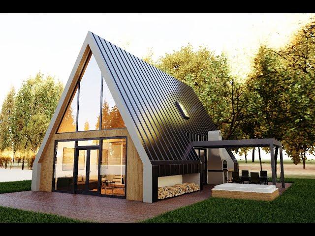 PROIECT CASA A-FRAME - 1500 LEI