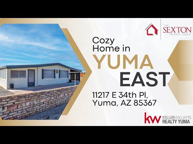 Fully-furnished 2 bed/2 bath home with Arizona room and workshop in Yuma East 55+!!