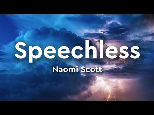 Naomi Scott - Speechless (Lyrics)