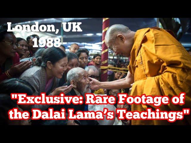 "H.H The Dalai lama Like Never Before: Rare Video Footage" in London, UK #tibetanvlogger