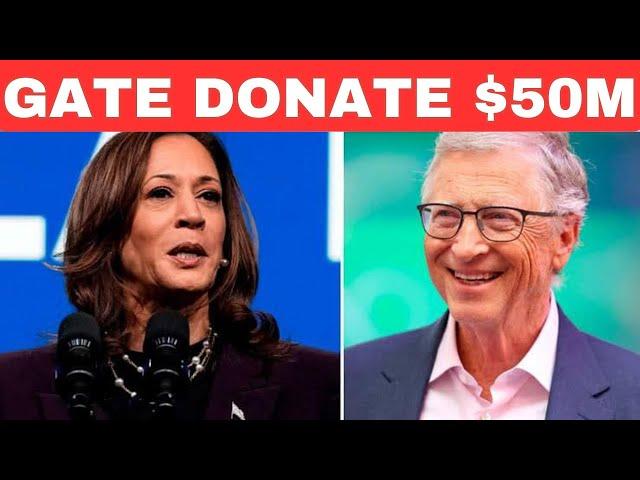 BILLIONAIRE Philanthropist Donates $50 MILLION to Kamala Harris