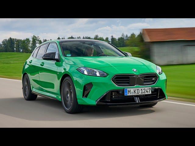 New 2025 BMW M135 xDrive Signal Green - Exterior, Interior, Test drive