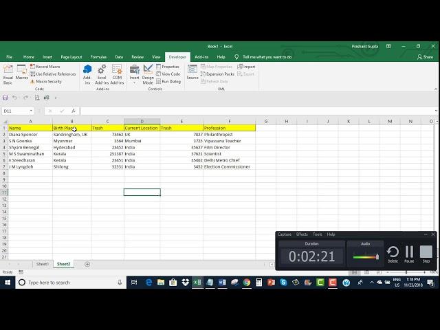 MS Excel: Delete columns as per header value using VBA