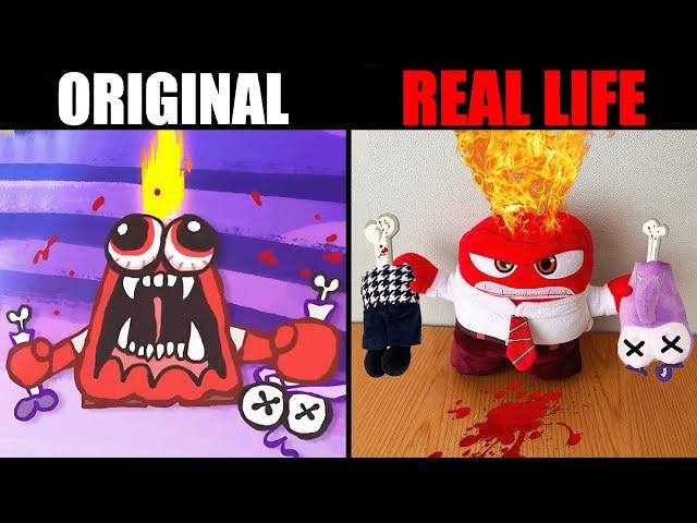 ANGER's DREAM | Best TikToks of Inside Out 2 |  | Original vs Real Life