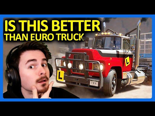 Is This New Trucking Game Better Than Euro Truck Simulator?!?