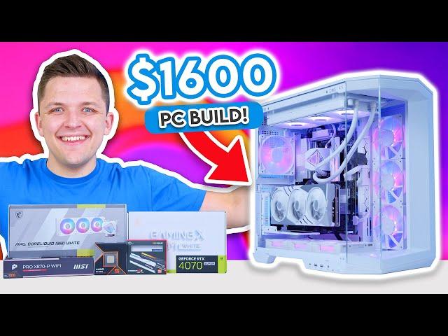 BEST $1600 Gaming PC Build 2024!  [Full Build Guide w/ 1440p Benchmarks]