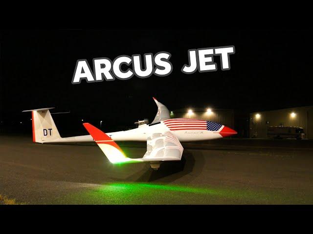 Night Flight with Arcus Jet