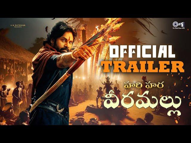 #HariHaraVeeraMallu Part 1 - Official Trailer | Pawan Kalyan | MM Keeravaani | AM Rathnam