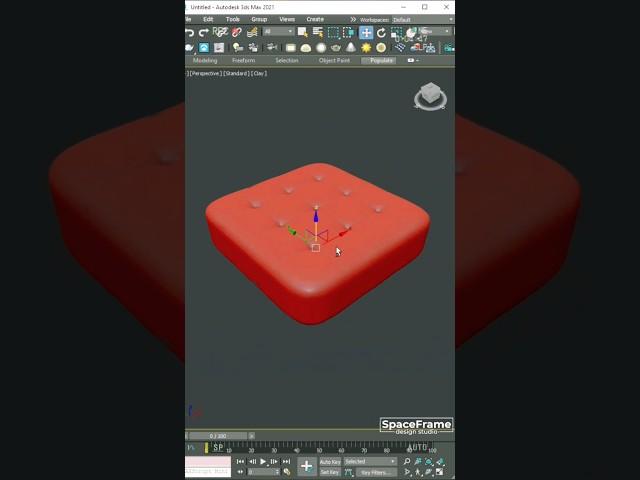 How To Create Chesterfield Sofa In 3ds Max