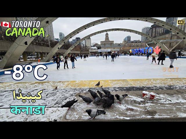 Toronto's Famous Ice Rink is Back at Nathan Phillips Square | A Must-Visit for Skating Lovers!