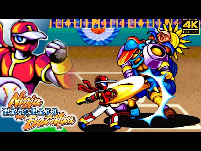 Ninja Baseball Bat Man - Captain Jose Longplay (Arcade) [4K/60FPS]