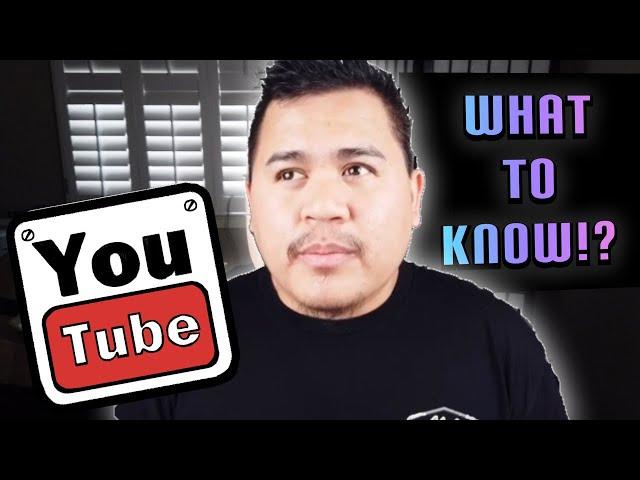 Tips for starting a Youtube Channel 2019 (5 things to know)