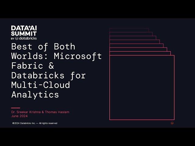 Sponsored by: KPMG | Best of Both Worlds: Microsoft Fabric & Databricks for Multi-Cloud Analytics