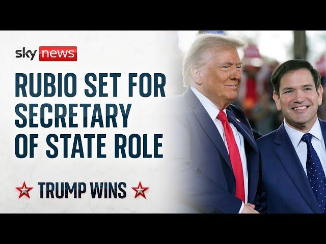 Donald Trump to name Marco Rubio as secretary of state - reports