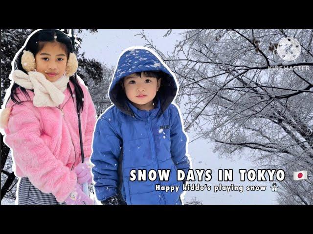 SNOW DAYS IN TOKYO ️ #snow #snowfall #tokyo #japan